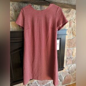 NWT/ Calvin Klein Red and White Checkered Fabric